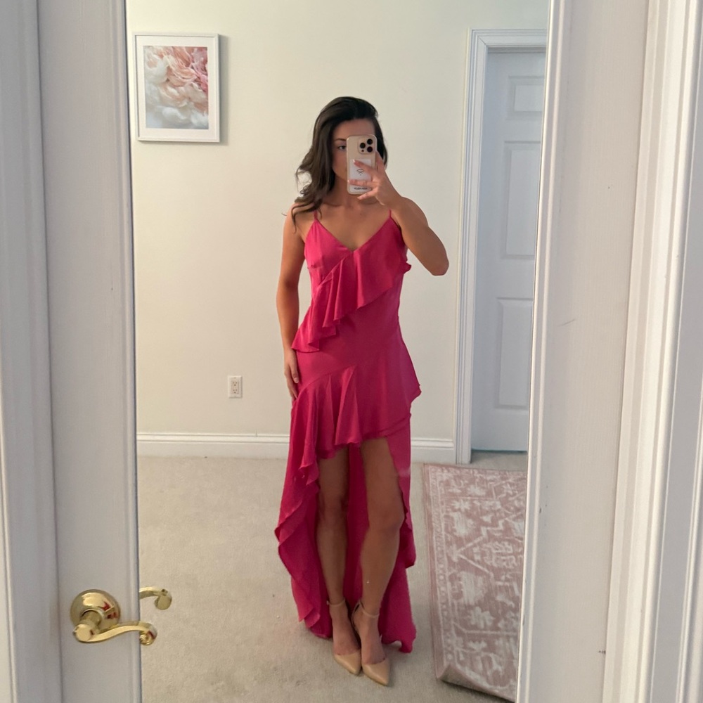 Forever 21 Pink Ruffle Dress